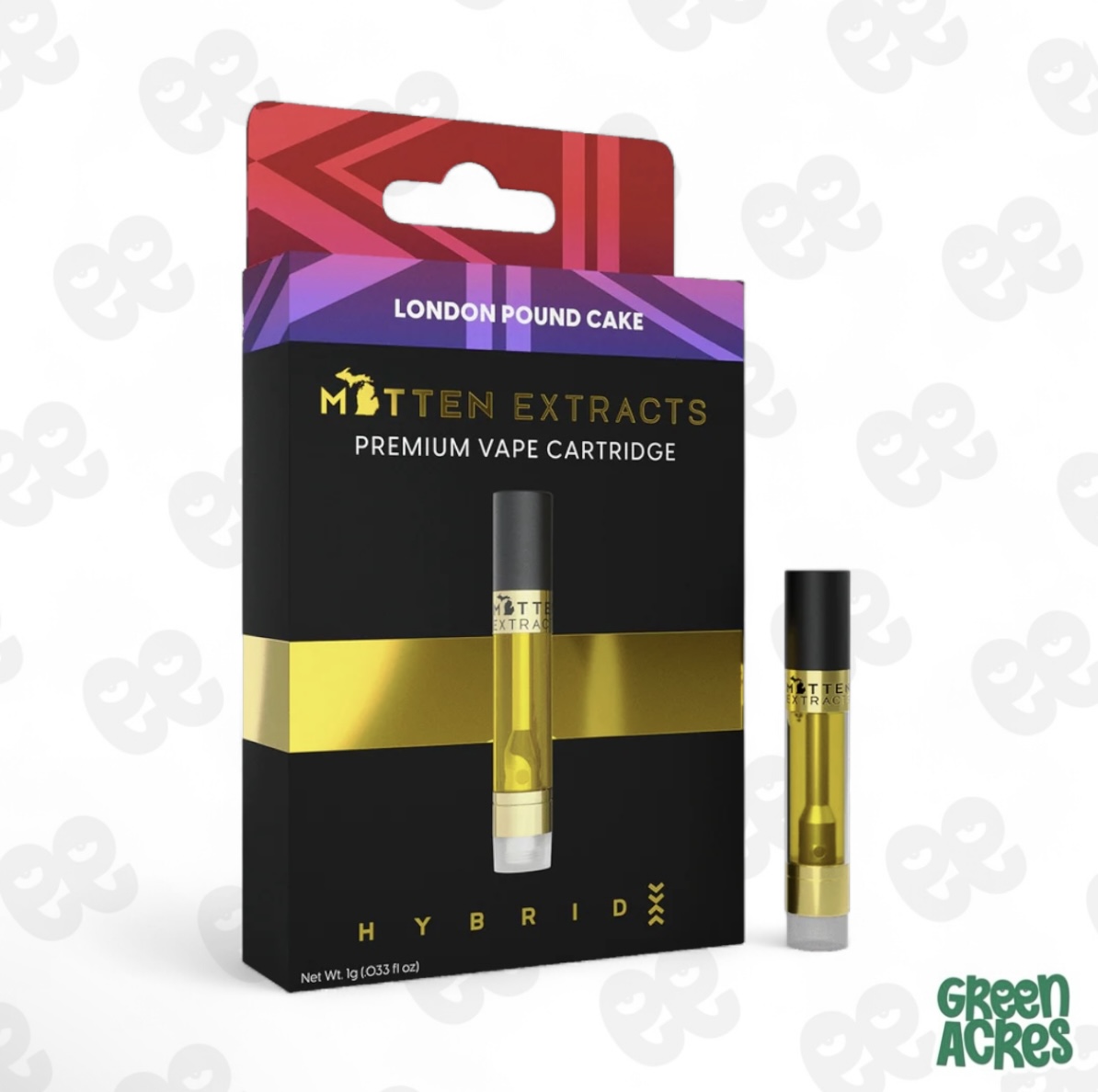 Mitten Extracts: London Pound Cake 1G Cartridge (H)