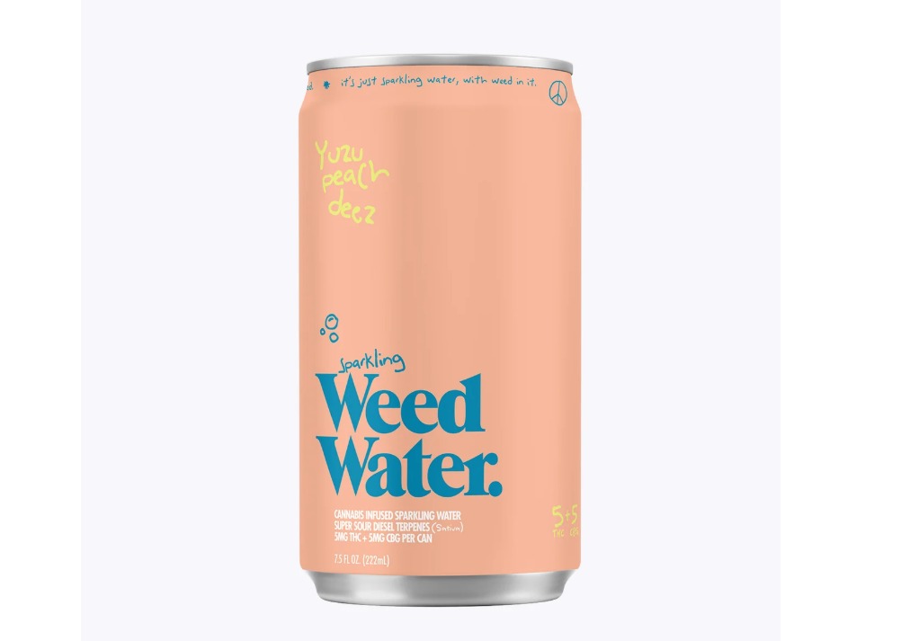 Weed Water | Yuzu Peach Diesel | 10mg THC 12 FL OZ