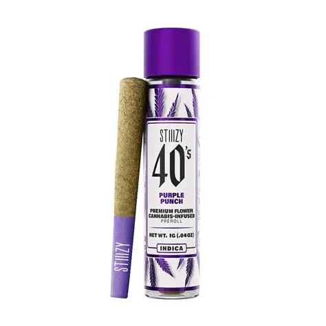 Stiiizy 40's Purple Punch 1g Infused Preroll