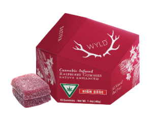 WYLD - Raspberry - 200mg Gummies