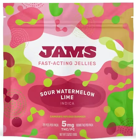 Fast Acting Jellies (100mg) Sour Watermelon Lime 20ct