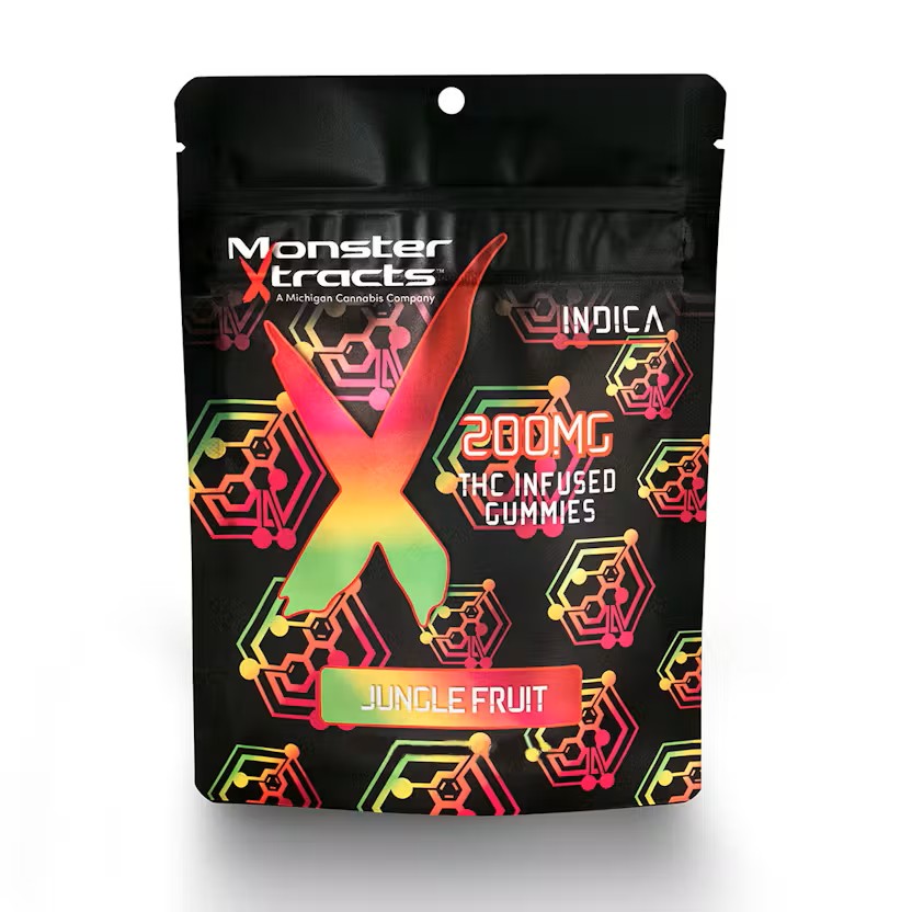 Monster Xtracts – Jungle Fruit Gummies 200MG (10pk)