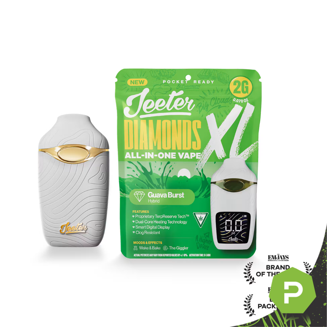 Jeeter | Guava Burst | 2G Liquid Diamond XL All-In-One Vape