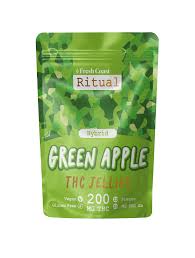 JELLIES | GREEN APPLE | HYBRID | GUMMIES | 200MG | REC