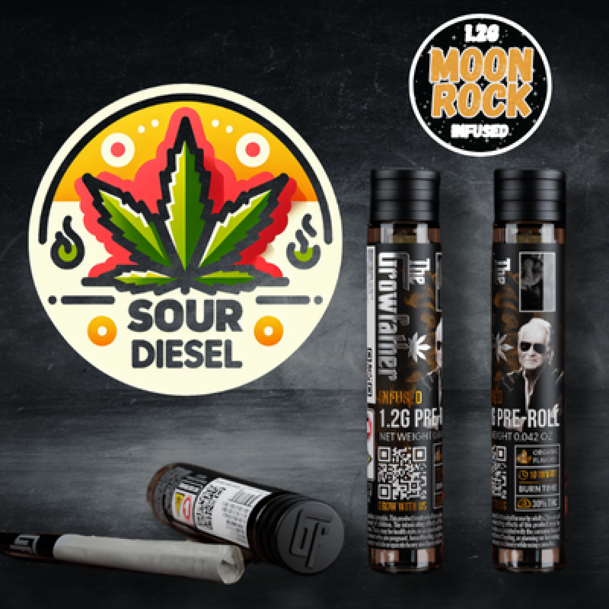 Sour Diesel | Moonrock-Infused Pre-roll