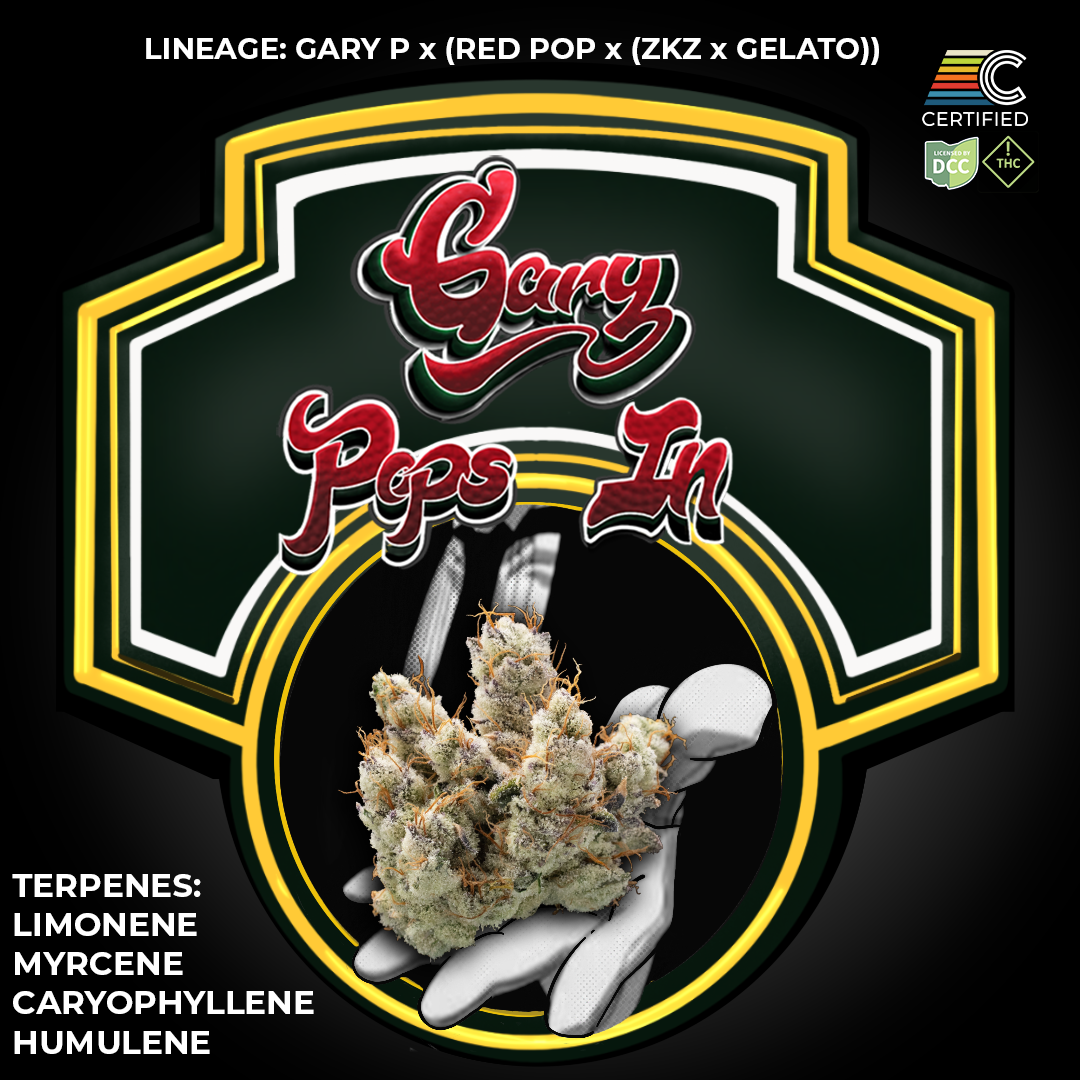 Cultivators | Gary Pops In (SSU) Pre Roll | 1g | Hybrid