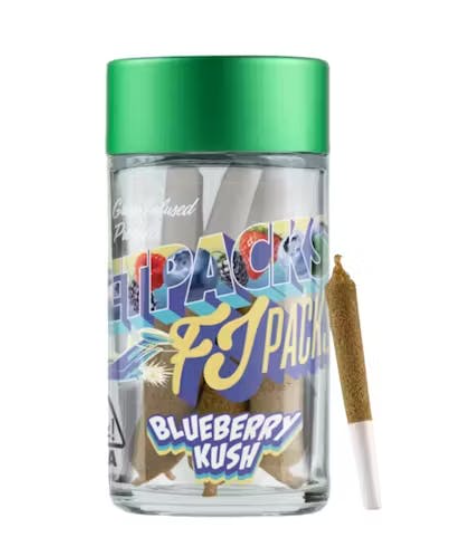 Jetpacks | Blueberry Kush | FJ-3 (5 Pack) | Pre Roll H20