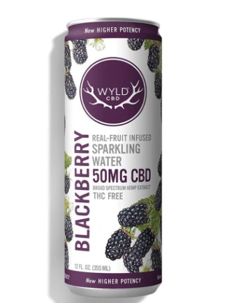 Sparkling Water | Blackberry | CBD | 50mg