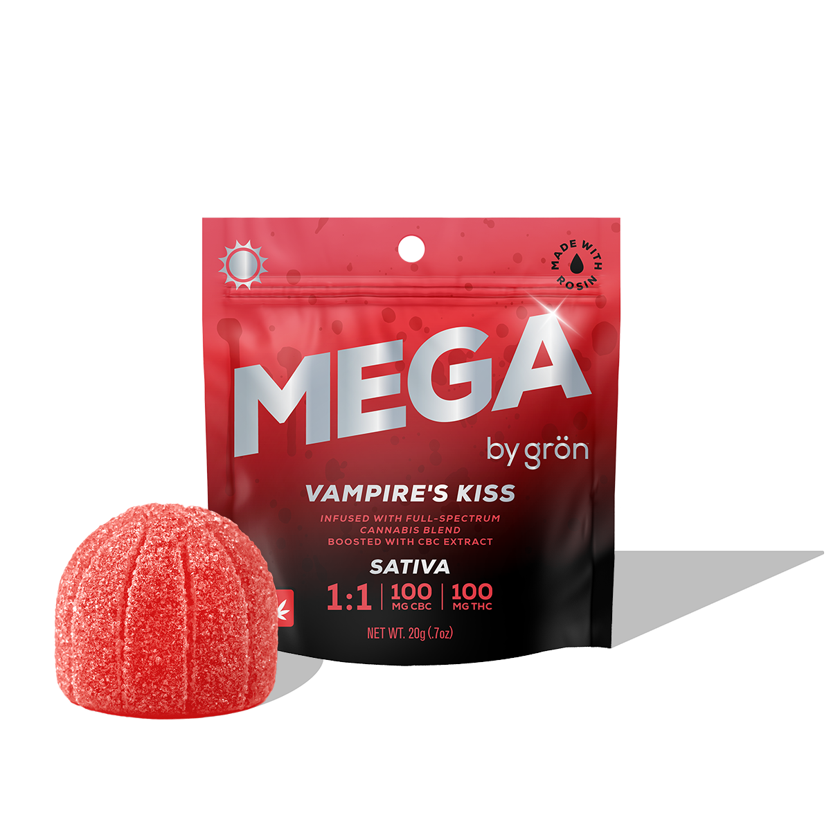 1:1 Vampire's Kiss Mega - CBC/THC - Sativa