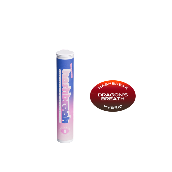 Hashbreak Dragon's Breath (Hybrid) 2pk (1g) Infused Pre-Rolls
