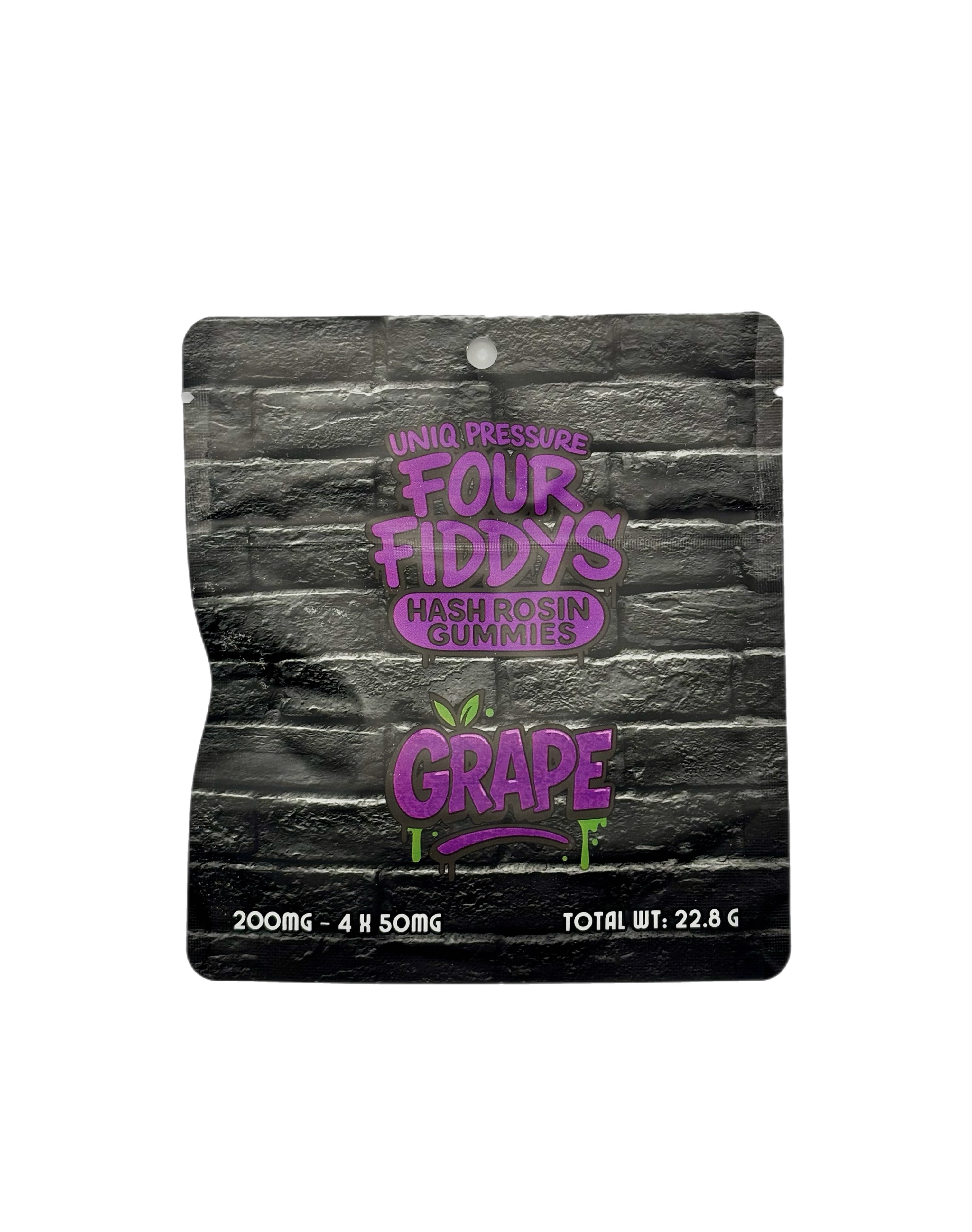 FOUR FIDDYS | GRAPE | HASH ROSIN GUMMIES | 200MG