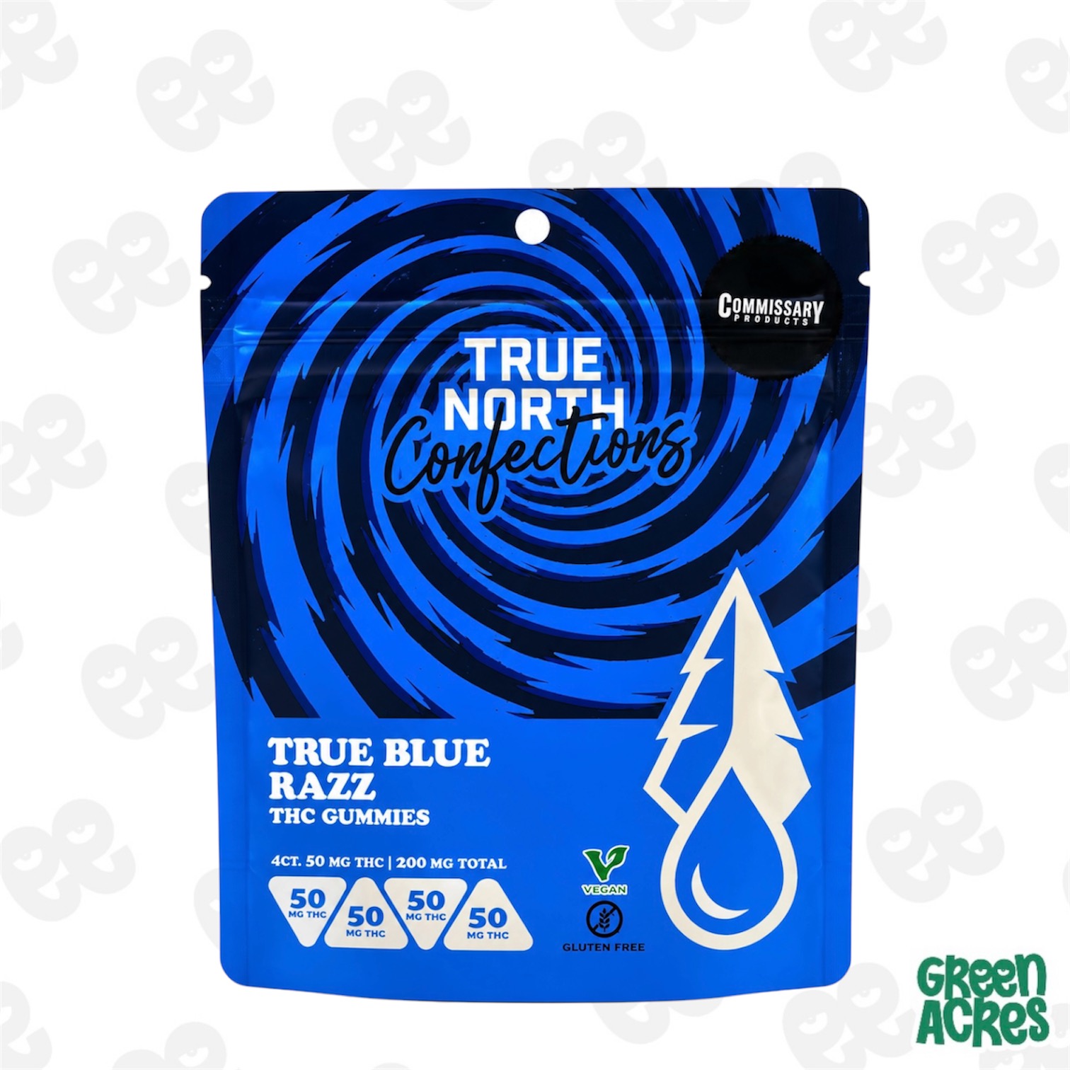 True North: True Blue Vegan Gummies 200MG