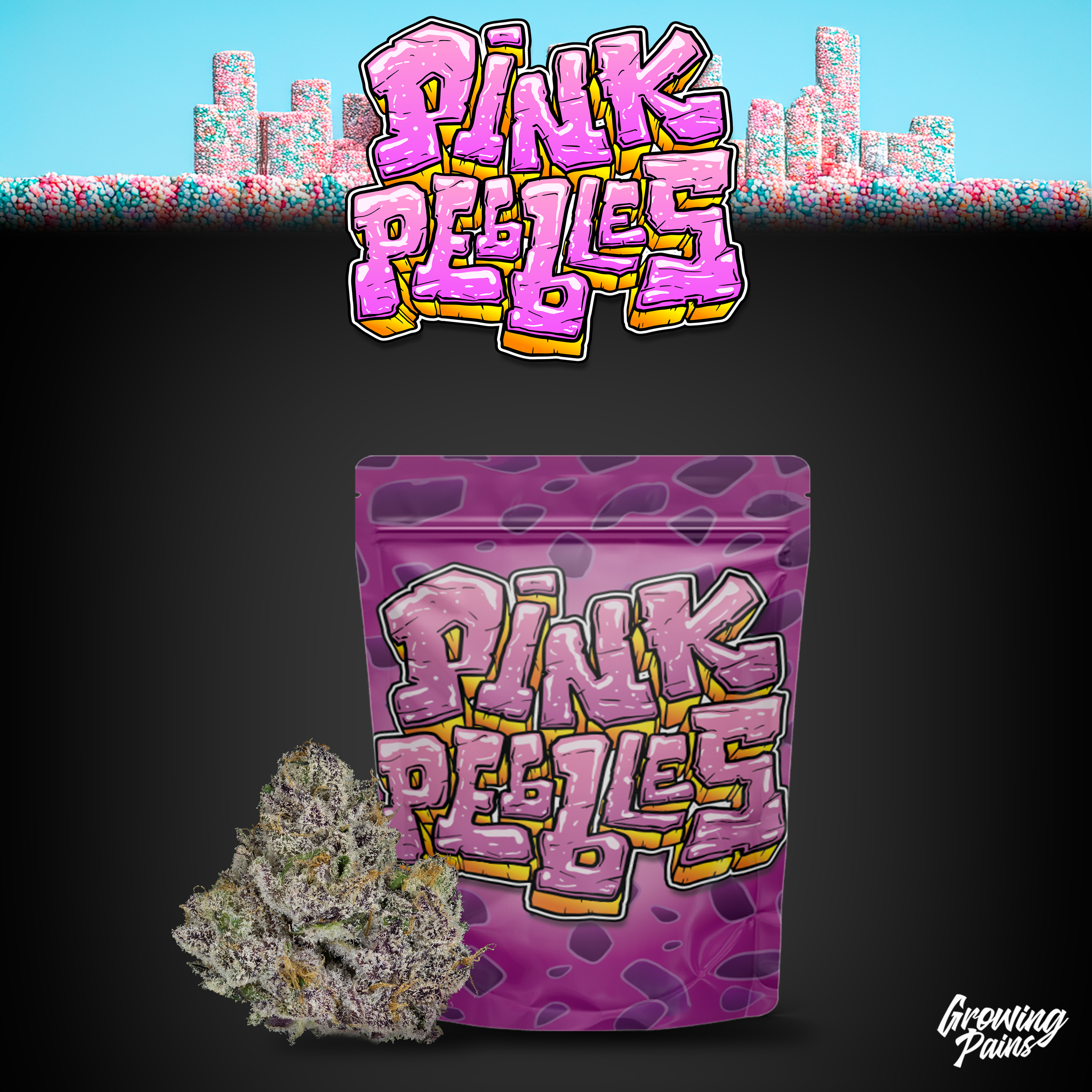 DELI - GROWING PAINS Pink Pebbles