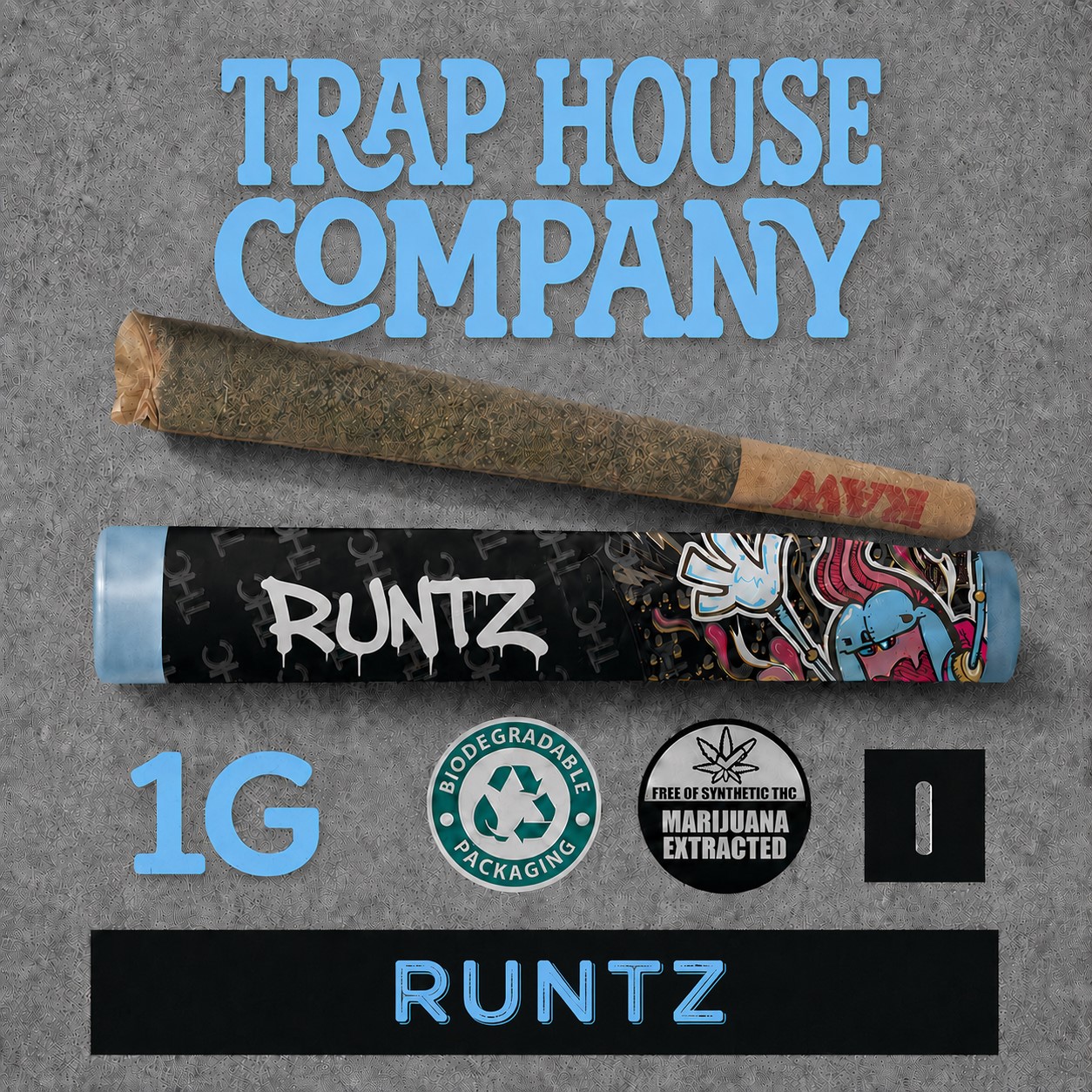 Trap House Company - Runtz - 1g Pre-Roll