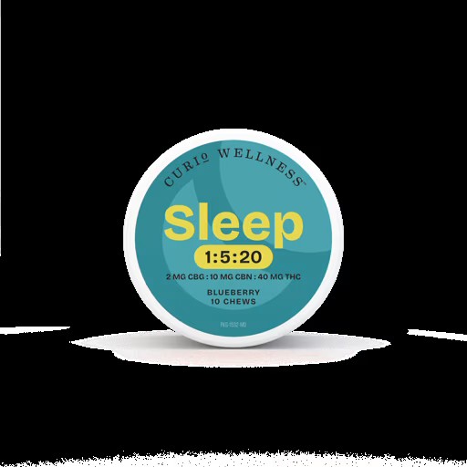 40mg Sleep 1:5:20 Blueberry Chews - 400mg