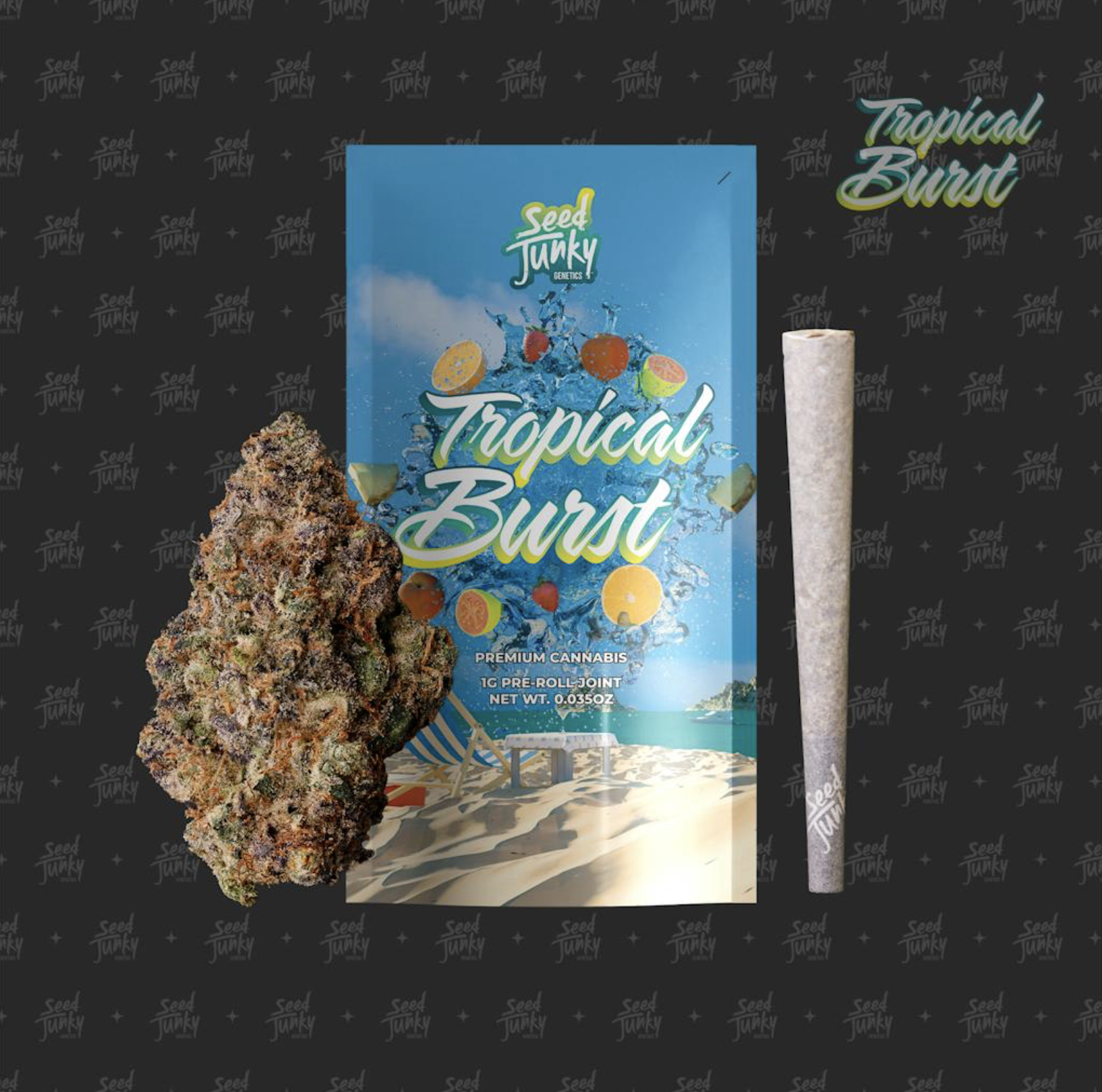 Seed Junky | Tropical Burst | 1g Pre-Roll