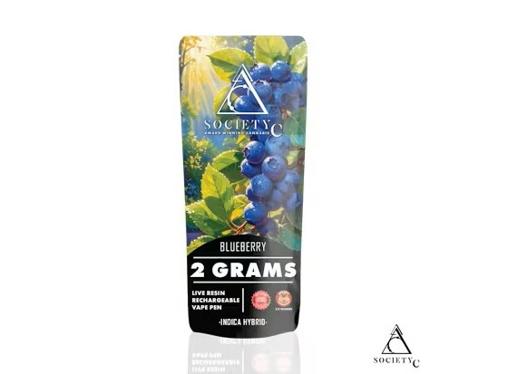 Society C - Live Resin Disposable - Blueberry