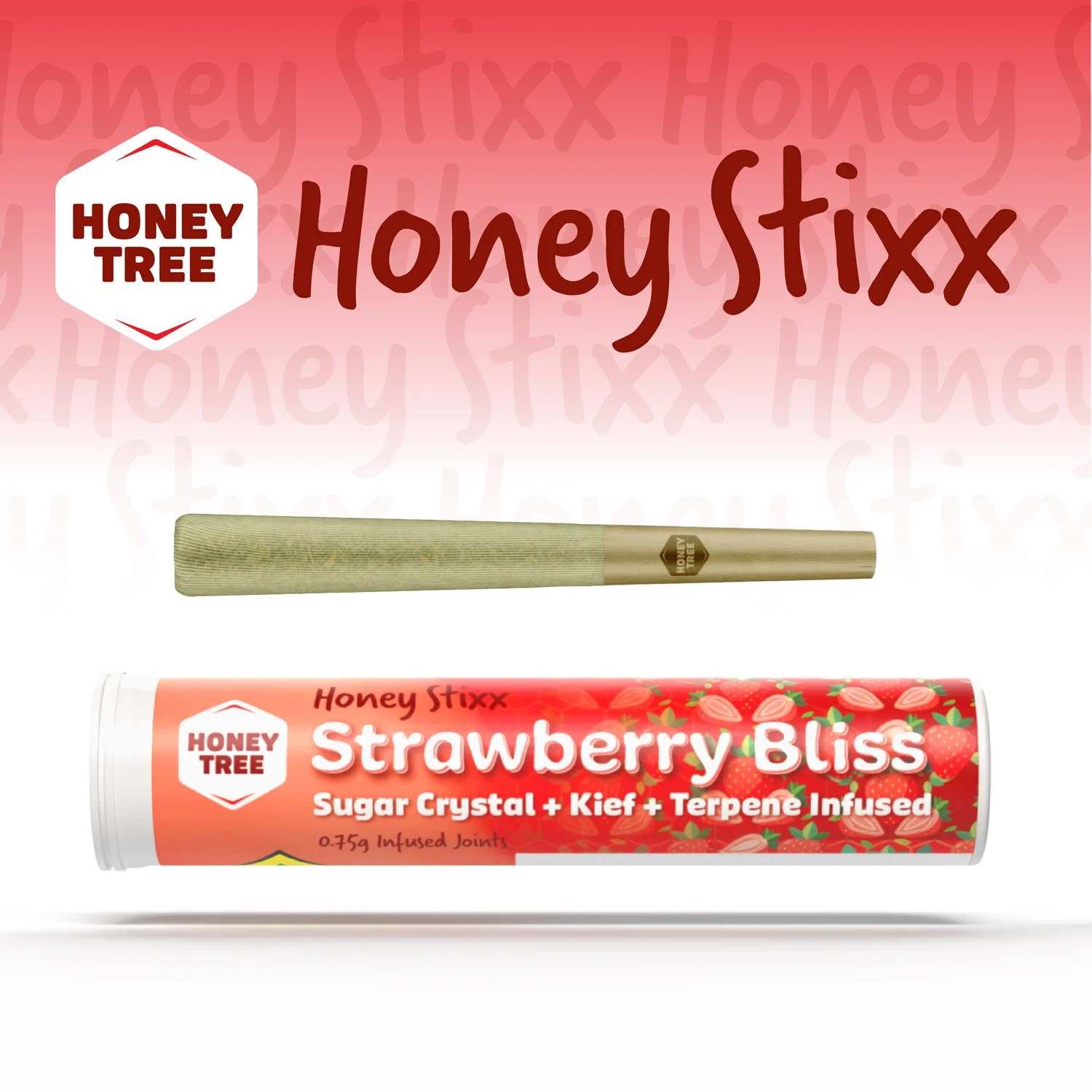 Strawberry Bliss Sugar Crystal + Kief + Terpene Infused | .75g