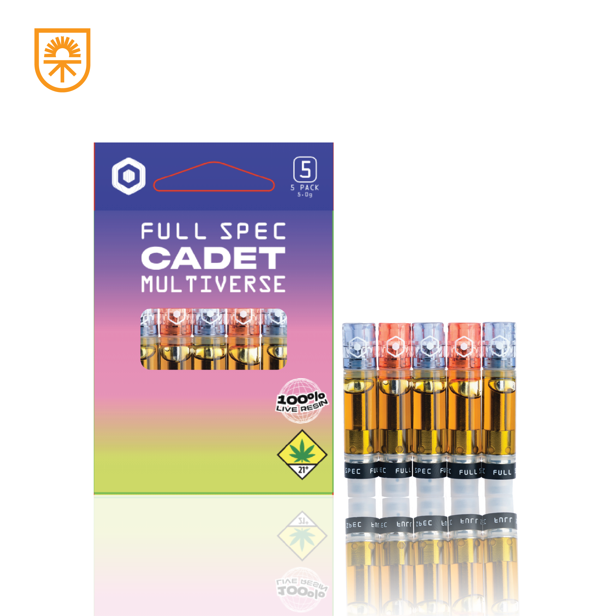 (HS) Sour Grapes x (HI) Lemon Diesel - Cadet Multiverse Liquid Live Resin 5 Pack - 5g