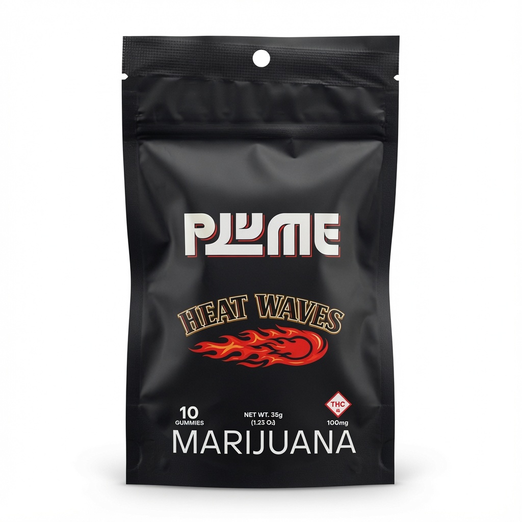 PLUME GUMMY PACK HEAT WAVES (H) [10PK] 100MG
