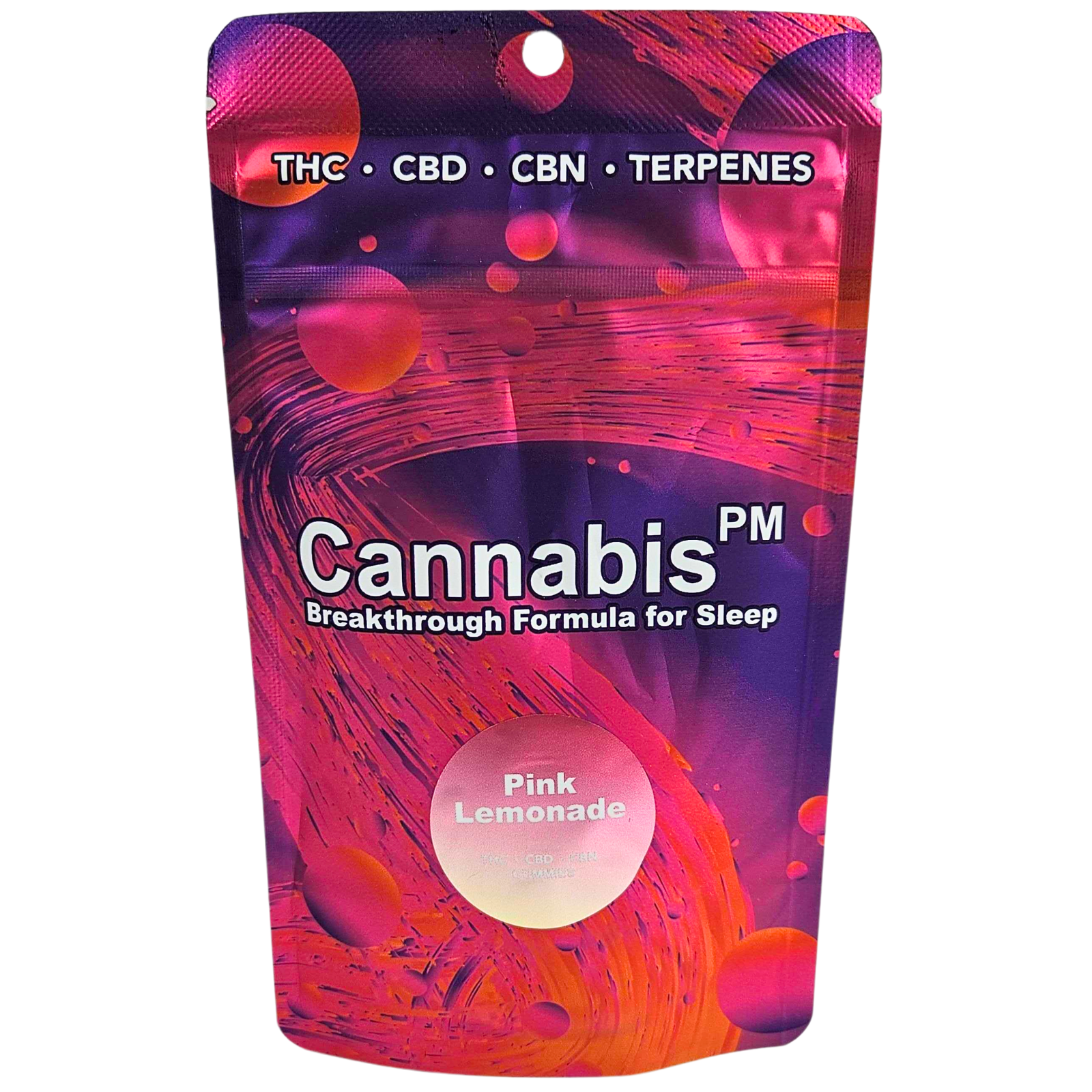 Cannabis Pm Edible Gummies Pink