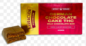 Barracuda Premium - Milk Chocolate Bar - 200mg - German Chocolate Cake