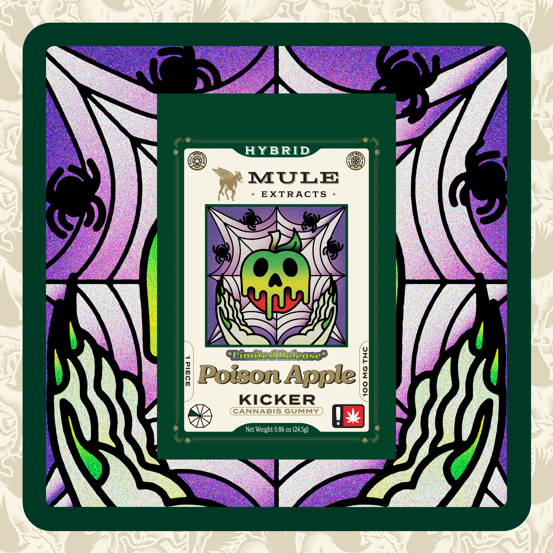 *Gummy - TF - Mule - 100mg - GLS - Poison Apple