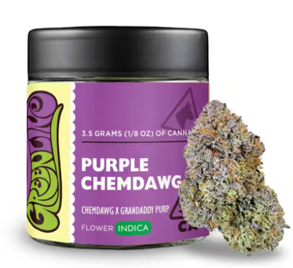 Greenline Purple Chemdawg Flower