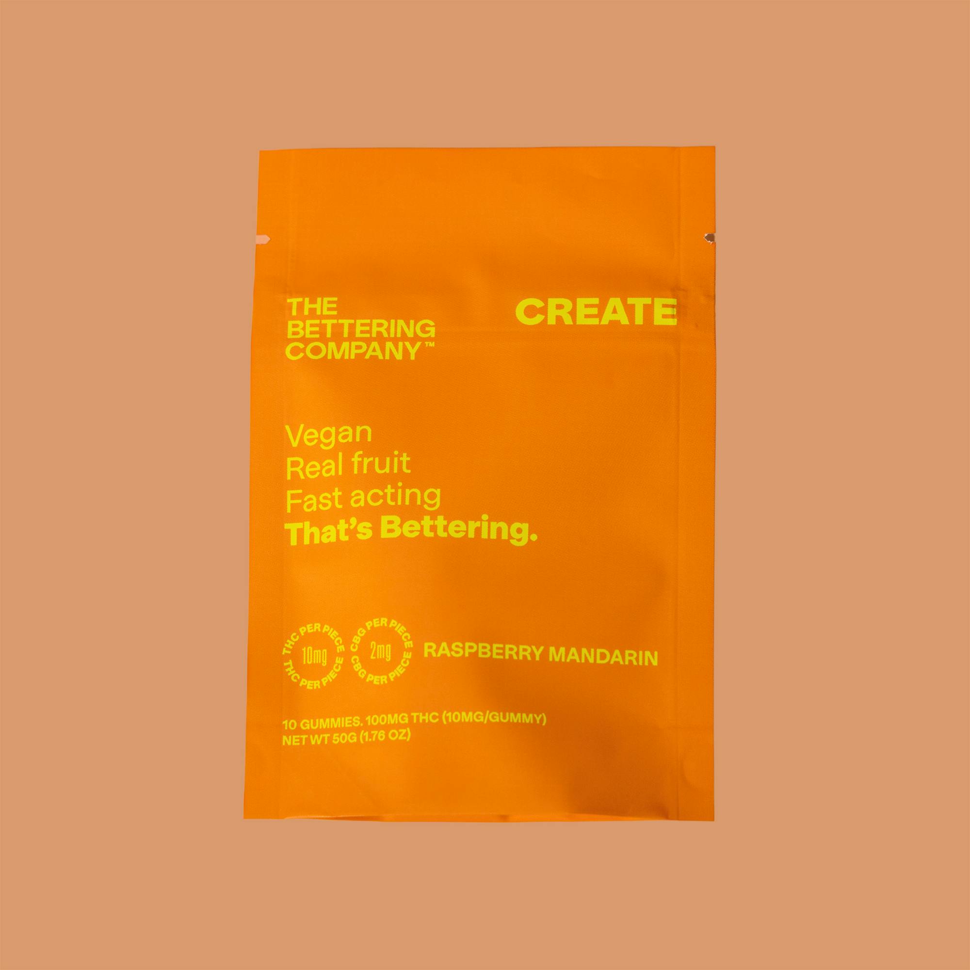 Raspberry Mandarin Thc Cbg Create