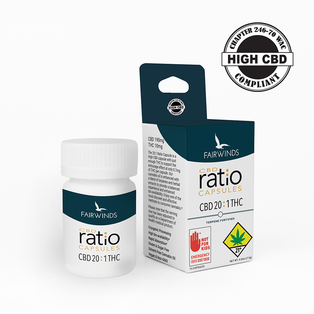 CBD 20:1 Ratio Capsules