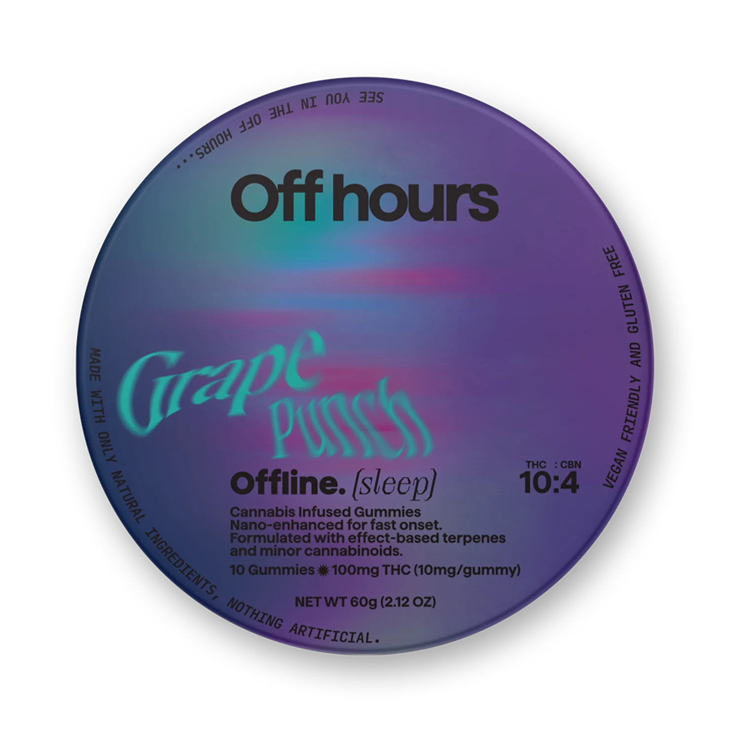 Off Hours - Grape Punch (Offline) - Gummies - 100mg