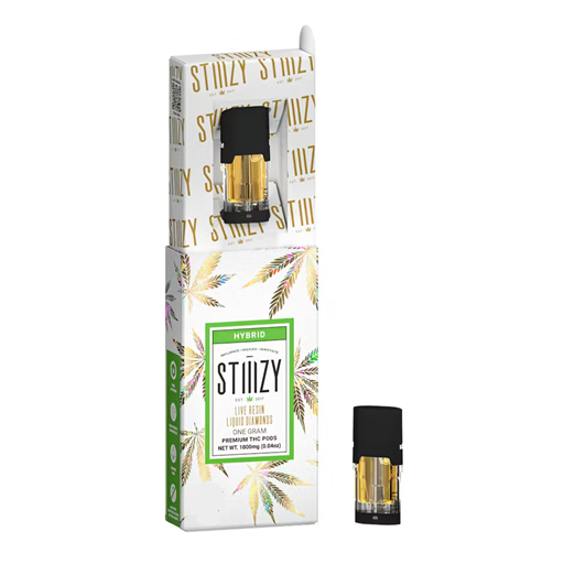 Stiiizy | Lemon Cherry Gelato | 1G Live Resin Liquid Diamonds Vape Pod w/ Stiiizy Lite Battery (While Supplies Last)