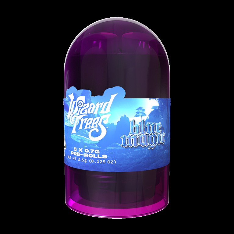 Wizard Trees | Preroll | Blue Magic | .7g | 5-Pack | 3.5g | Hybrid | THC 32.97%