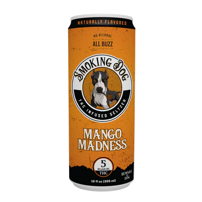 THC Seltzer - 12 fl oz - 5 MG - Mango Madness