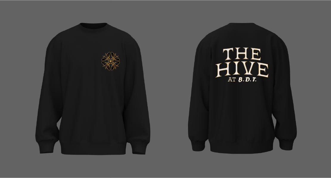 Unisex Crewneck Sweatshirt Black