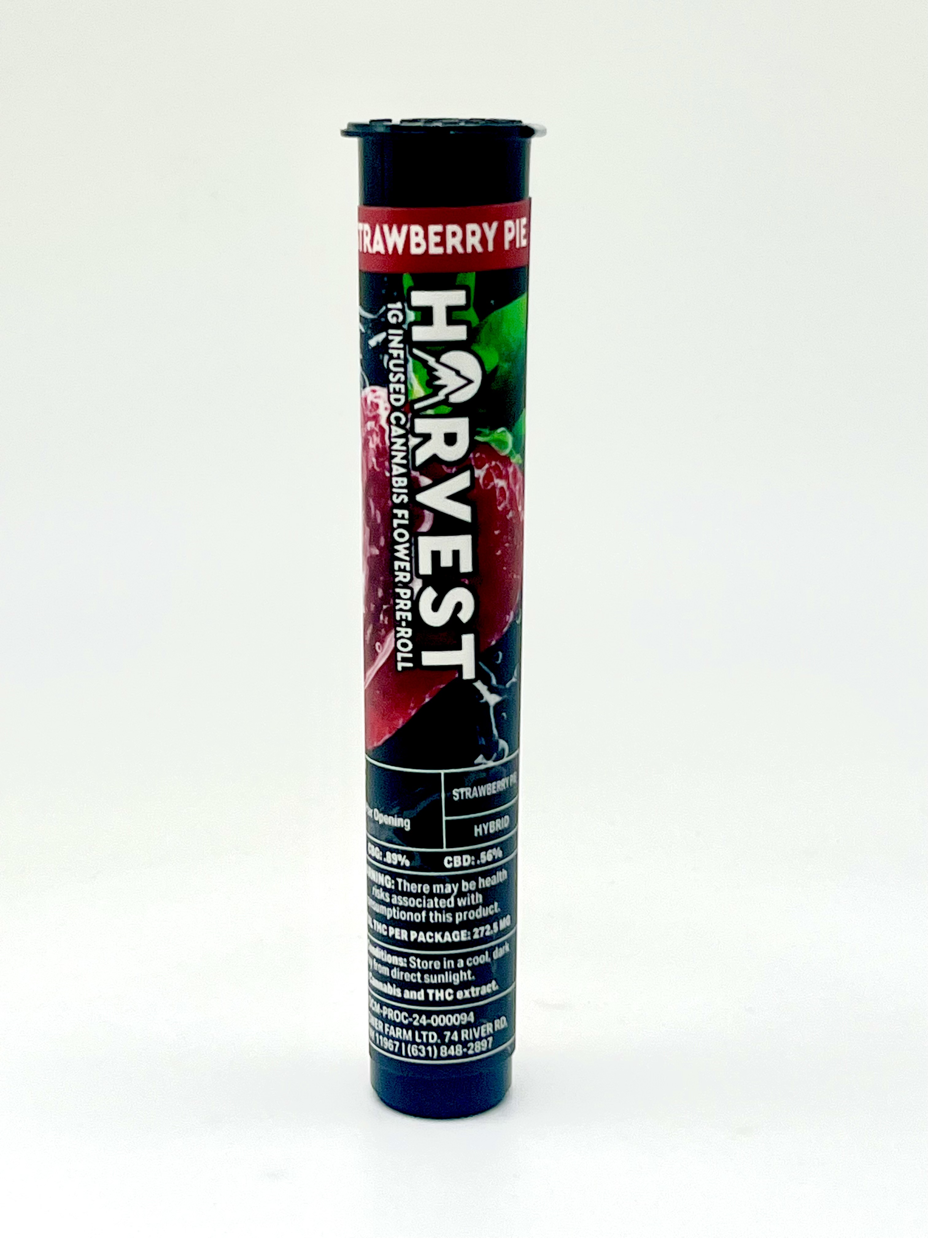 Harvest | Strawberry Pie | Infused Pre-Roll | 1g by Harvest - pre-rolls cannabis product