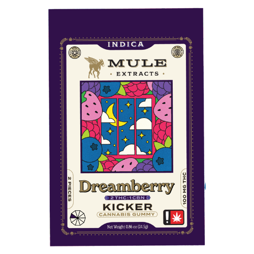 Mule Extracts: 100mg 2:1 Dreamberry Gummy - 24.5g