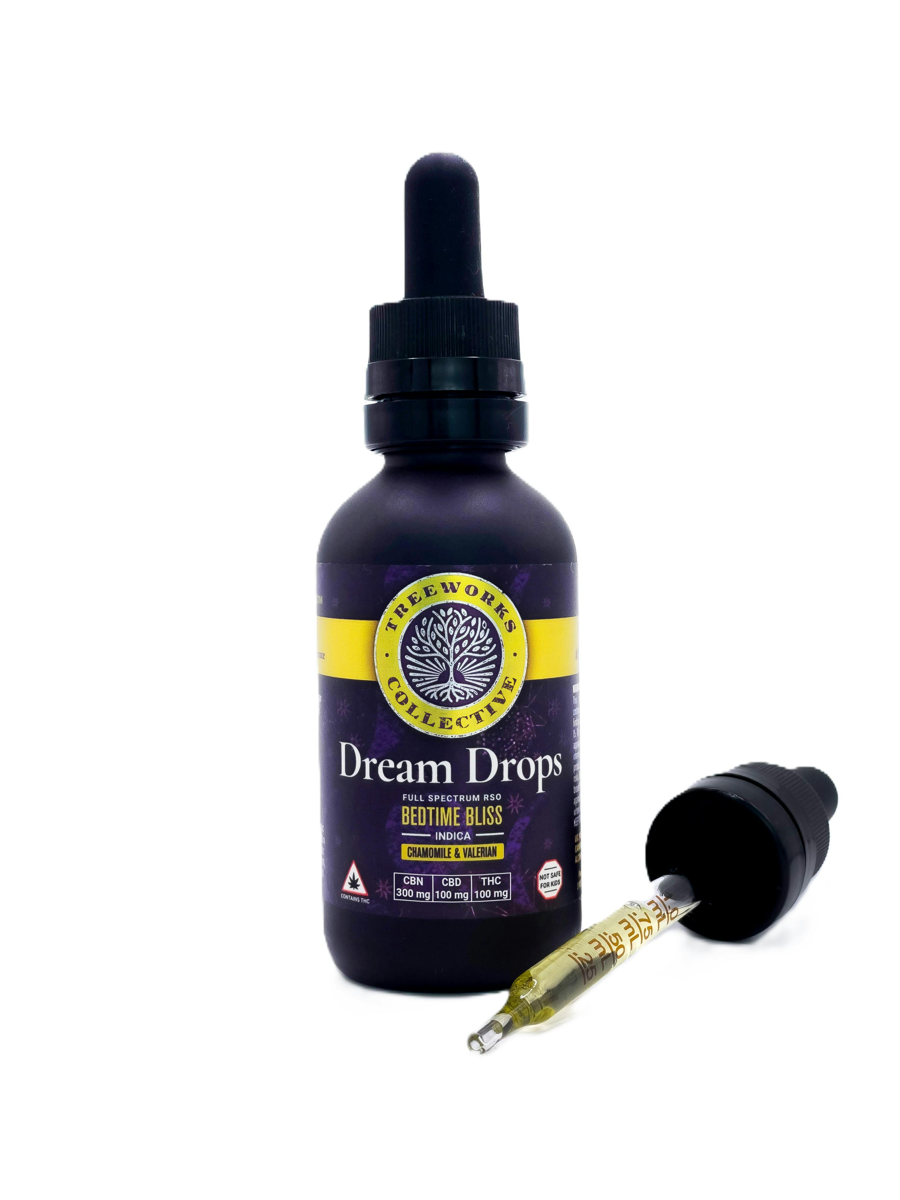Tree Works | Dream Drops - 25ml Tincture (100mg THC | 100mg CBD | 300mg CBG)