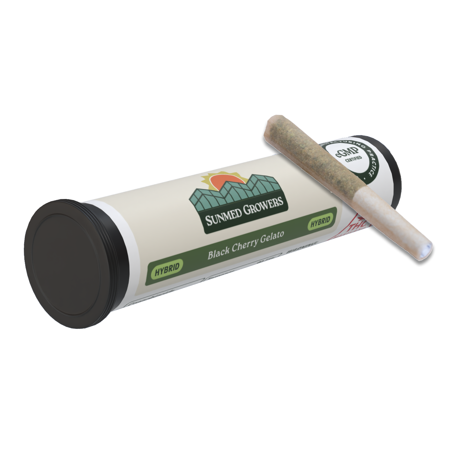 Black Cherry Gelato Pre Roll 1.0g