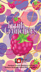 Raspberry 100mg Fruit Gummy (Indica)