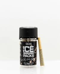 Rove Ice Pack - Peaches & Cream - 5 x .5g Infused Prerolls