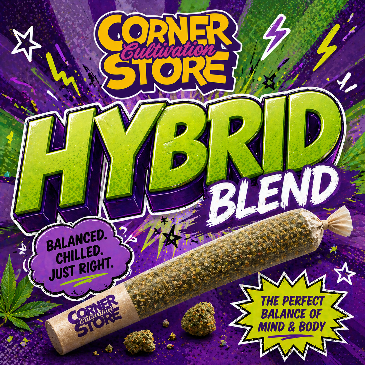 I Pre-roll I King Size Hybrid Blend I 1g