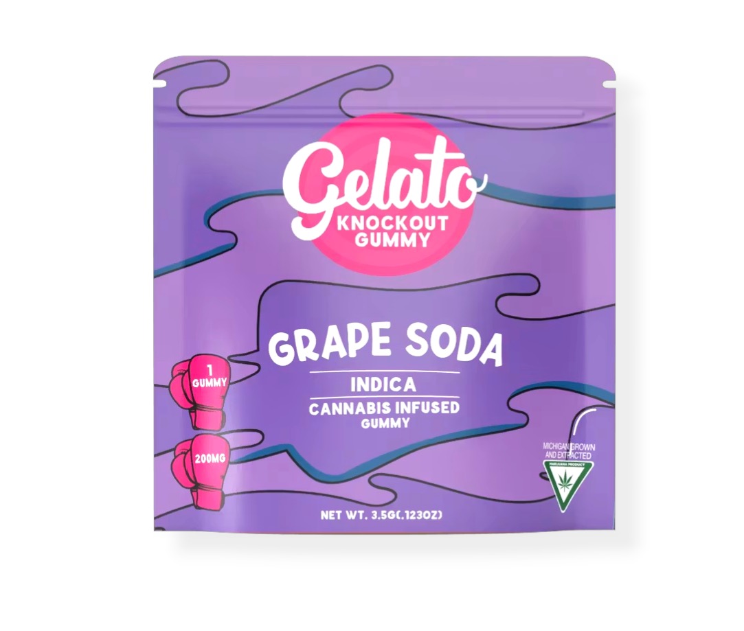 Gelato - 200mg Knockout Gummy - Grape Soda