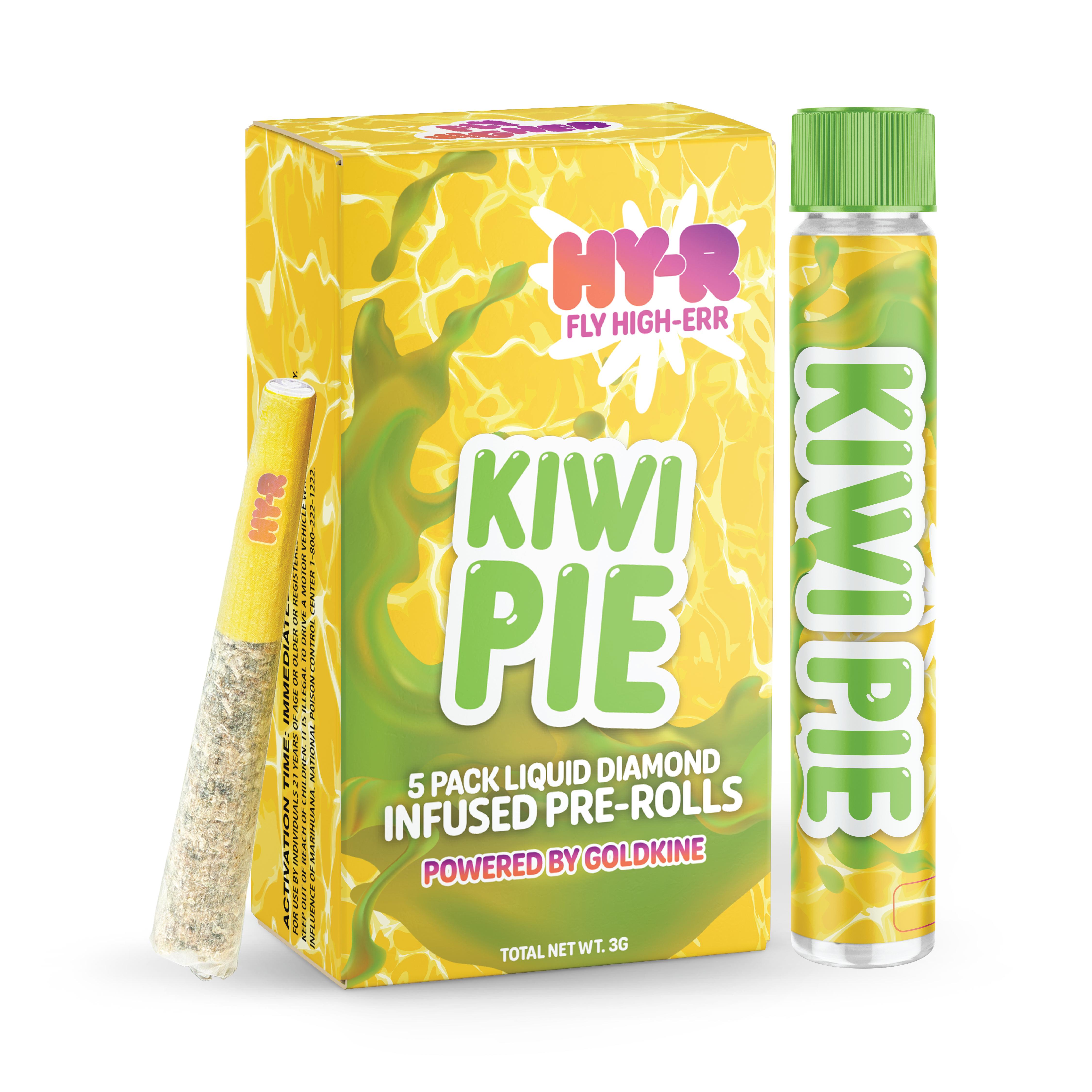 HY-R | Kiwi Pie | Infused Pre-Rolls | 5-Pack