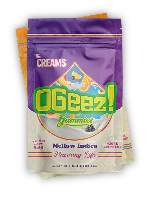 OGeez - The Creams Mellow Indica 100mg 10-Pack