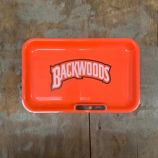 Backwoods Led Rolling Tray Red