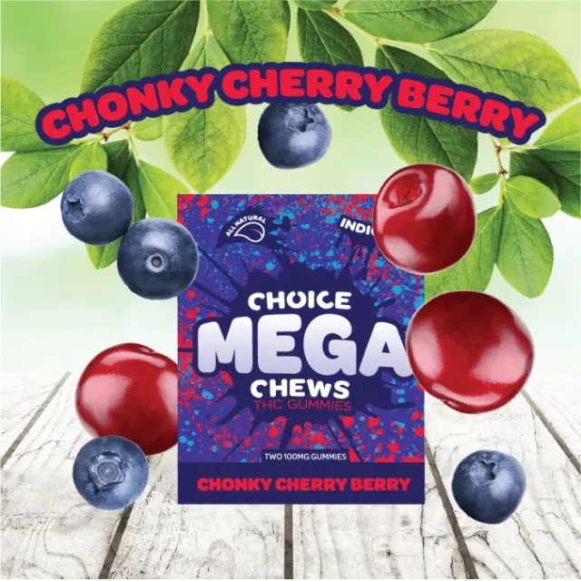 Choice Gummies - Chonky Cherry Berry (I) 2pk - 200mg