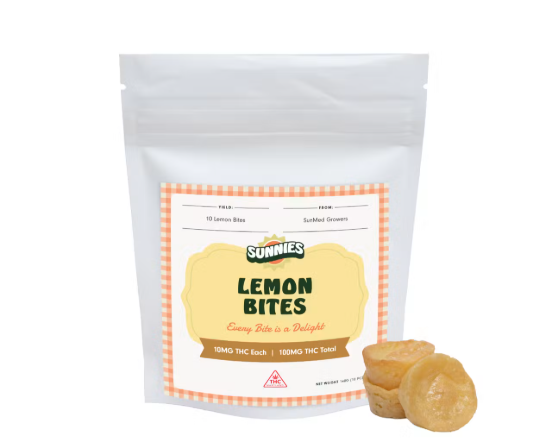 SUNNIES 100mg: Lemon Bites 10pk