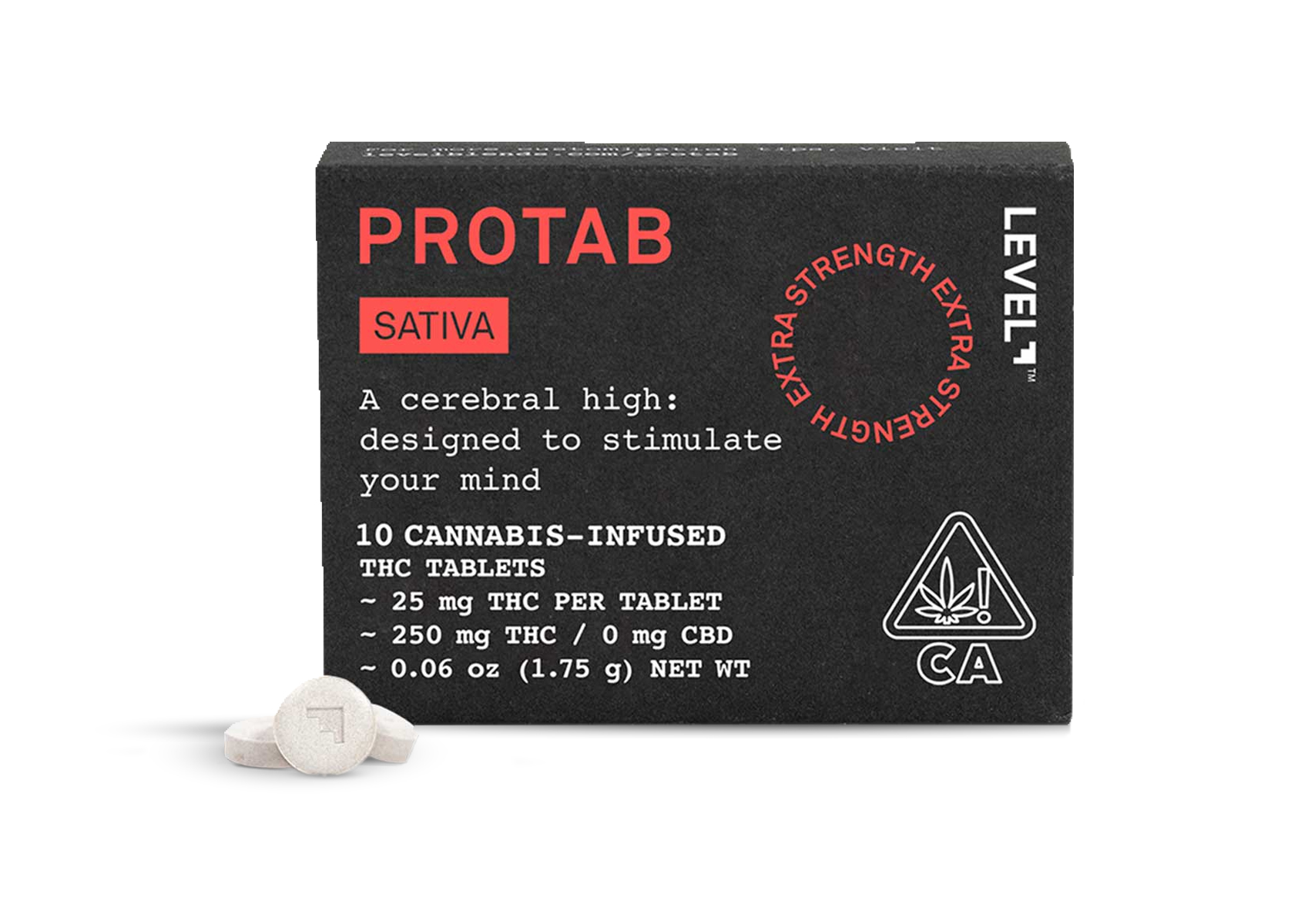 LEVEL — PROTAB SATIVA / 10 tablets - .26g