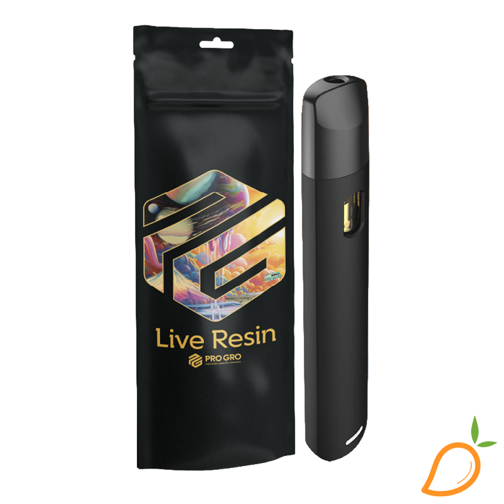1g Strawberry Moonbow Live Resin Disposable Vape Pro Gro